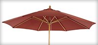 11 Foot Wood Patio Umbrellas
