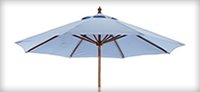 9 Foot Wood Patio Umbrellas